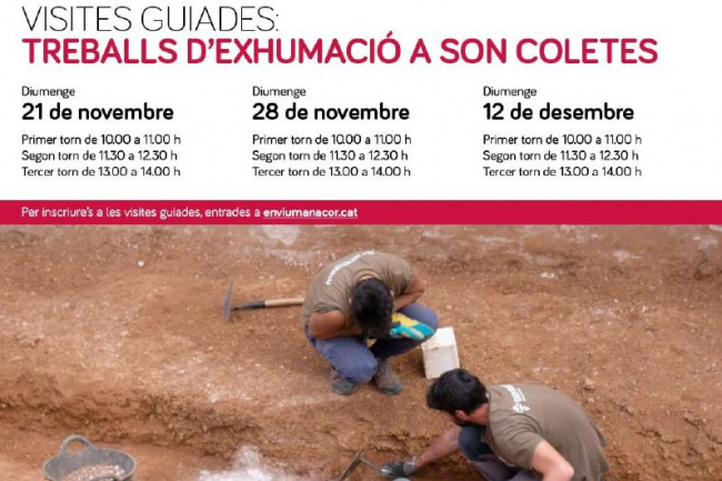 Se inician las visitas guiadas a las excavaciones de Son Coletes