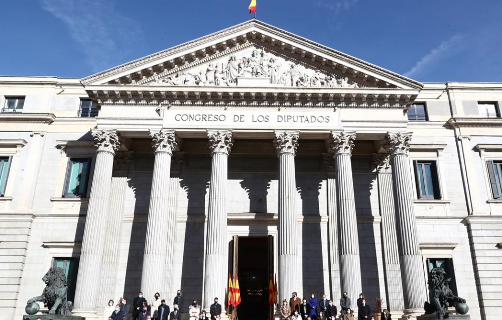 Pedro Sánchez, asiste al acto conmemorativo de los 43 años de la Constitución Española