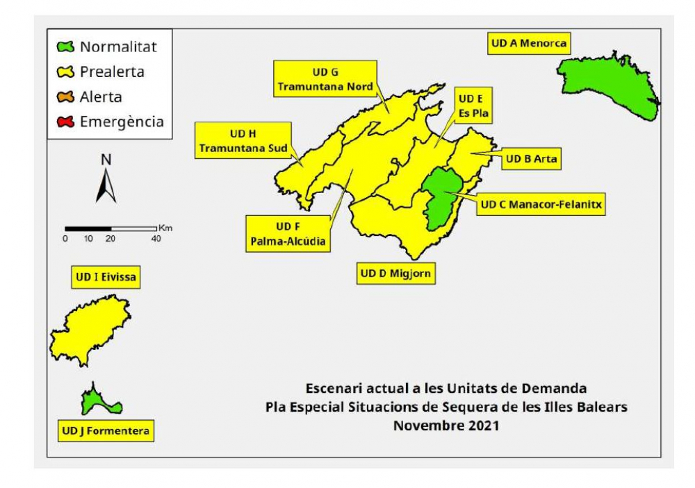 Las reservas hídricas de las Illes Balears se sitúan al 59 %