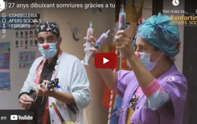 Los payasos de Sonrisa Médica cumplen 27 años gracias a tu solidaridad 