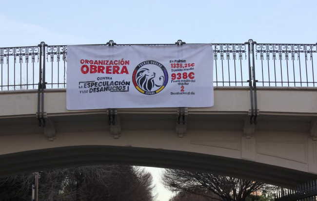 Frente obrero denuncia la situación de la vivienda en Palma