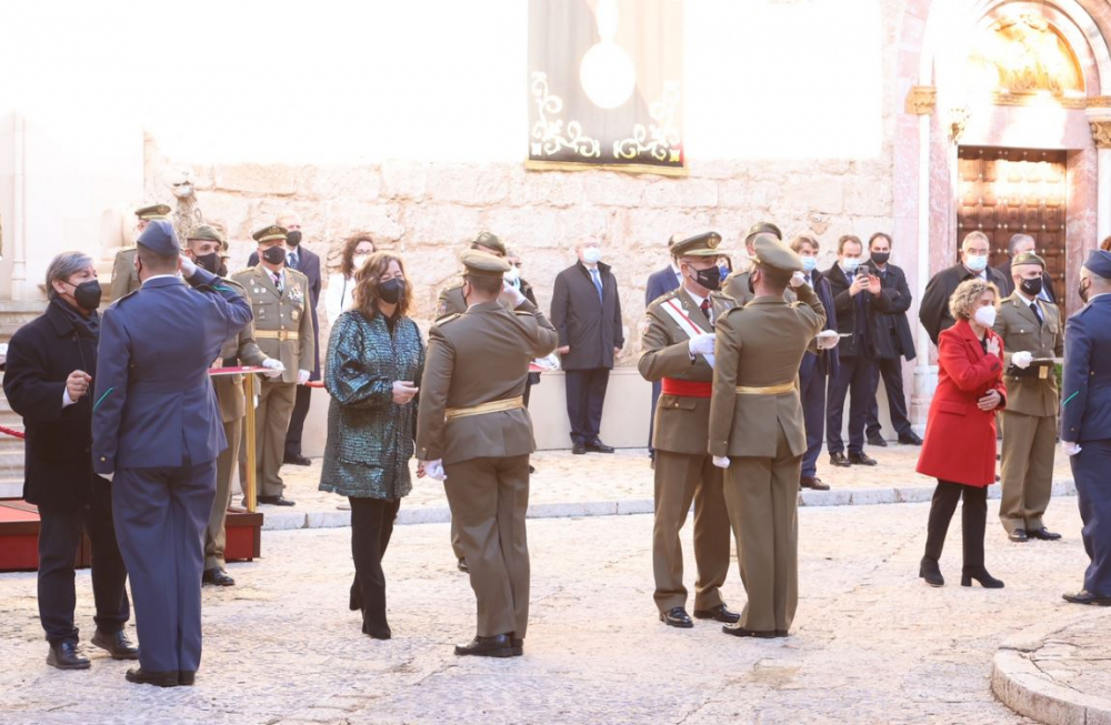 Francina Armengol, ha asistido a la celebración de la Pascua militar