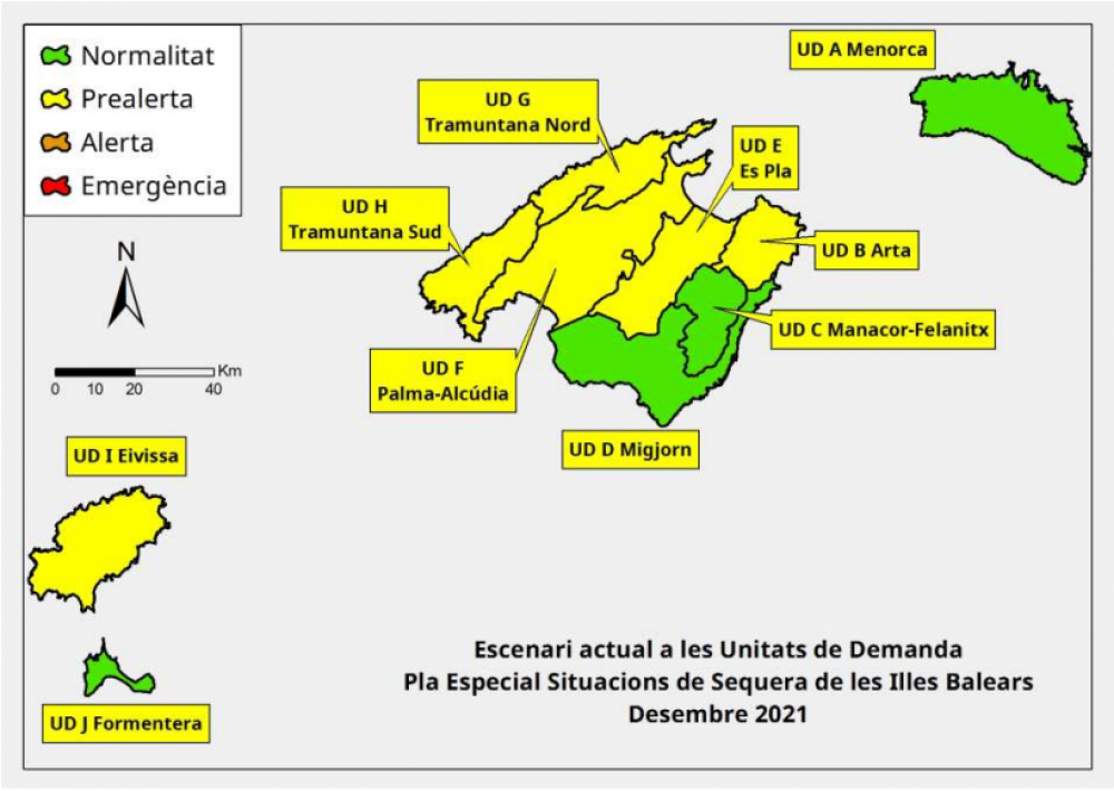Las reservas hídricas de las Illes Balears se sitúan al 67 %