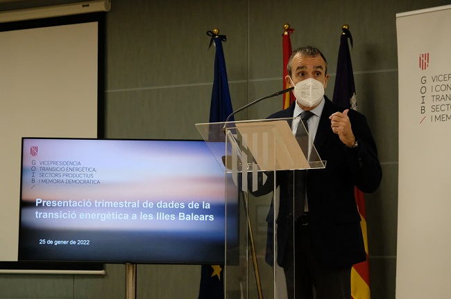 El autoconsumo en las Illes Balears aumentó un 34 % los últimos tres meses del 2021 y un 786 % desde el año 2018