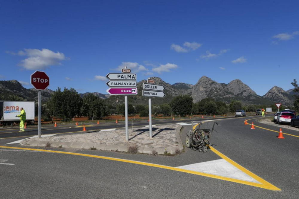 Inician las obras de ejecución de la rotonda de acceso a Raixa