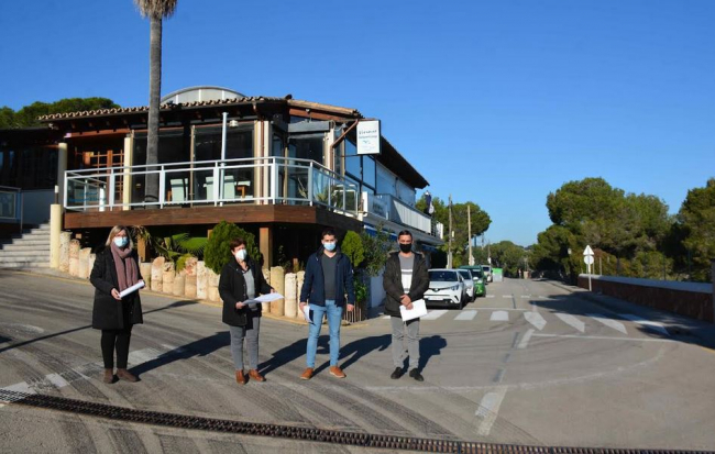 250.000 € de inversión para la
iluminación de la calle Costa den
Nofre de Cala Santanyí 