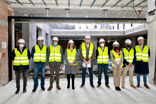 Armengol comprueba las innovaciones en circularidad de un hotel que abrirá sus puertas en Palma