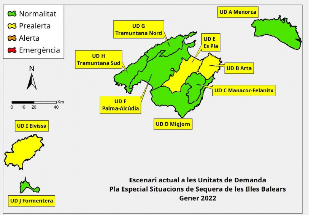 Las reservas hídricas de las Illes Balears se sitúan al 62 %