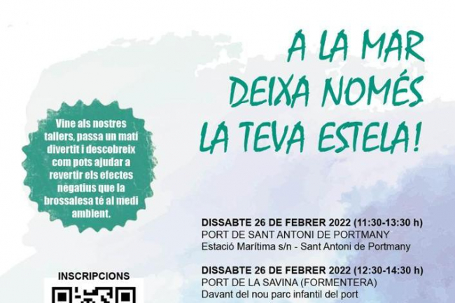 Ports IB y la Autoritat Portuària de Balears suman esfuerzos en la sensibilización sobre los residuos abandonados en la naturaleza