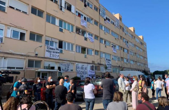 El Govern aprueba el protocolo para ofrecer una alternativa de vivienda a las las personas que habitan los apartamentos Don Pepe