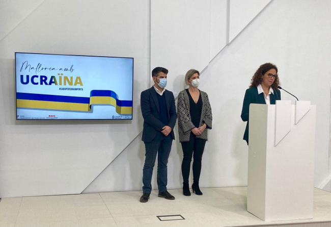 El Consell de Mallorca articula un plan de acción humanitaria y solidaridad con Ucrania