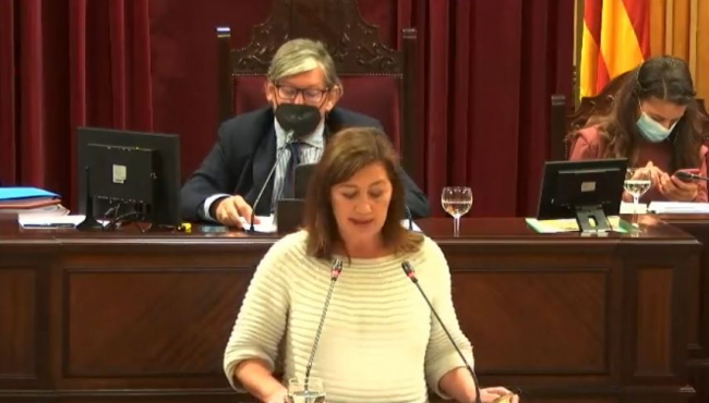 Armengol: 'reforzaremos todas las conexiones del TIB con más frecuencias'