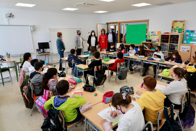 Armengol y March inauguran la ampliación del CEIP Climent Serra i Servera, de Porreres