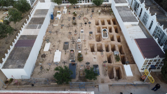La exhumación de Sant Francesc finaliza con la recuperación de al menos 6 cuerpos compatibles con las víctimas del Penal de Formentera