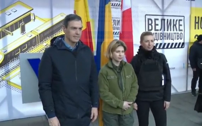 Sánchez ya está Kiev para encontrarse con Zelenski