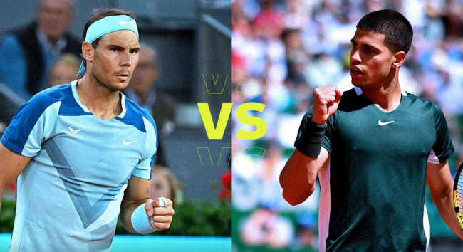 Alcaraz busca revancha ante Nadal en Madrid