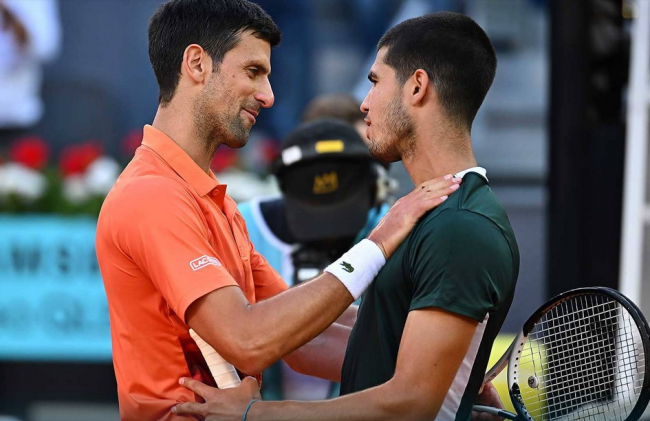 Djokovic elogia a Alcaraz tras la derrota en Madrid