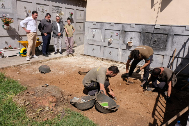 La exhumación de Mancor de la Vall finaliza sin arrojar un resultado definitivo sobre el paradero de los restos de Adolfo Quesada