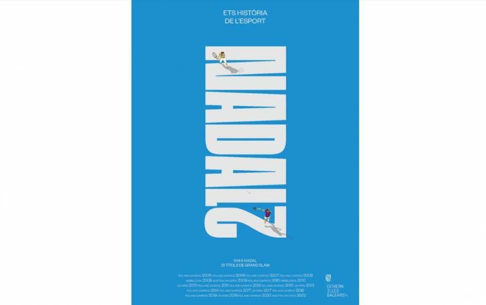 El Govern de les Illes Balears entrega a Rafel Nadal una obra gráfica conmemorativa por sus 21 Grand Slam 