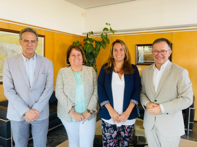El conseller de Movilidad y Vivienda, Josep Marí, se reúne con el Consell de Menorca para compartir el Proyecto de decreto de transporte marítimo 
