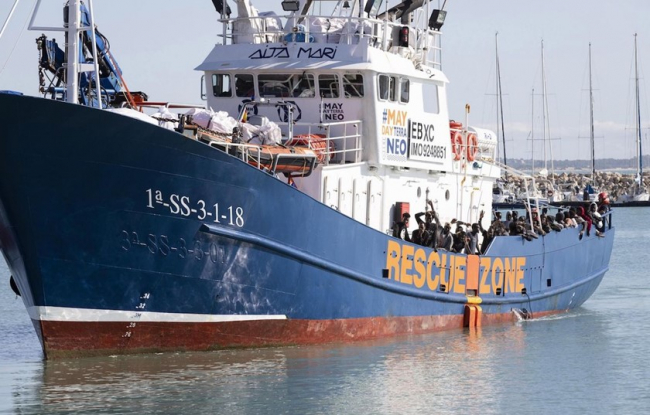 El vaixell de rescat 'AITA MARI', es podrà visitar al port de palma aquest cap de setmana