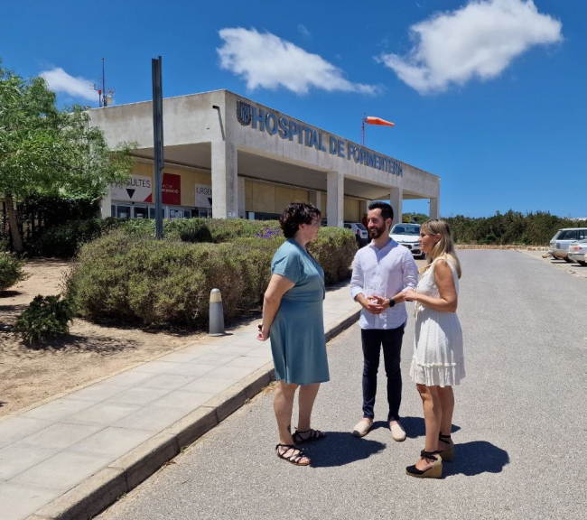 Guasp denuncia en Formentera que la falta de médicos está mermando la calidad de la atención sanitaria en esta isla