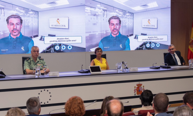 La directora general de la Guardia Civil, María Gámez, presenta la IV Liga Nacional de retos en el ciberespacio de la Guardia Civil