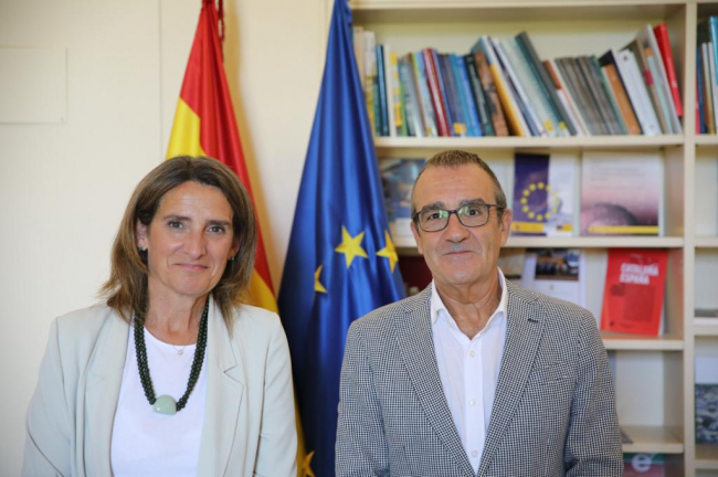 El vicepresident Yllanes aborda con la vicepresidenta Teresa Ribera la evolución de la transición energética en Baleares