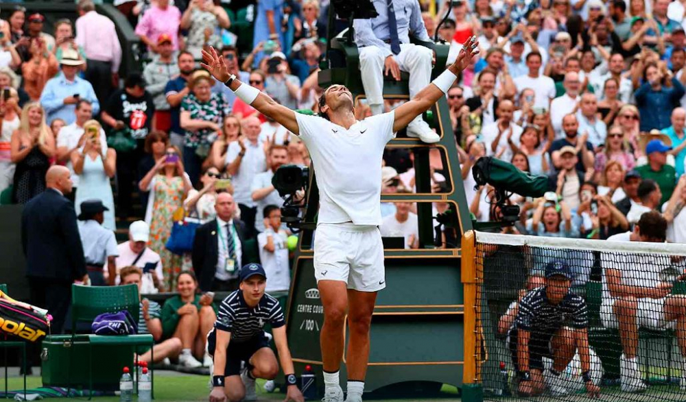 Nadal resiste a Fritz para pelear por su tercera final de Grand Slam en 2022