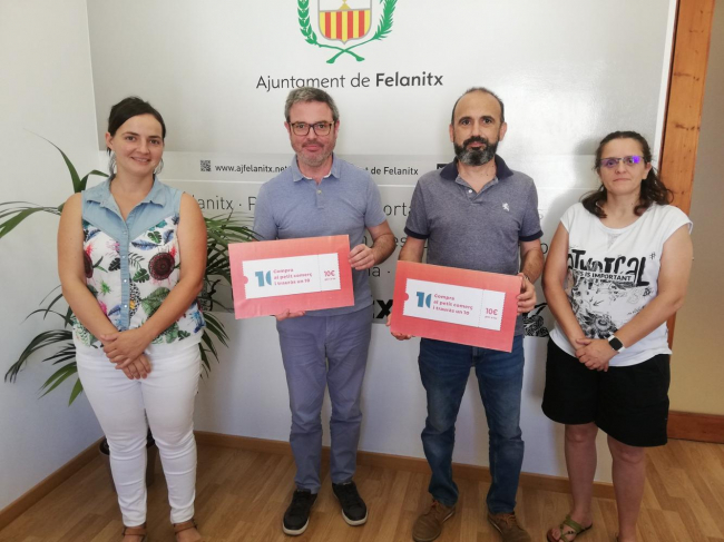 Vicepresidencia inicia el proceso de adhesión de los municipios a la campaña de bonos comerciales del Govern