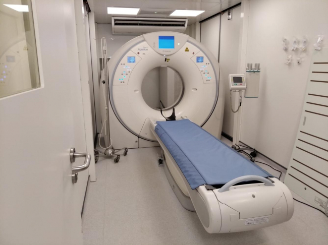 El Hospital Comarcal de Inca empieza a instalar un nuevo TAC de última generación