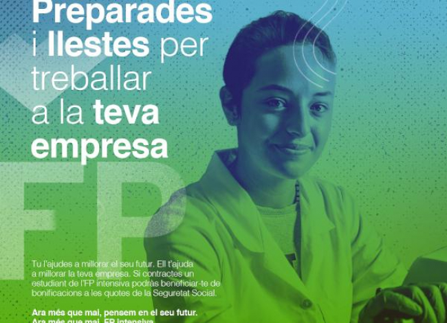 Ayudas económicas para empresas que contraten alumnos de ciclos formativos de FP en la modalidad dual intensiva