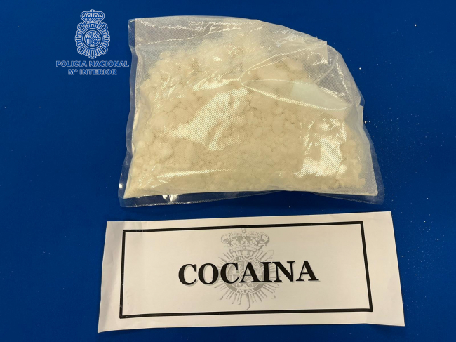 La Policía Nacional detiene a un hombre con más de medio kilo de cocaína en Ibiza