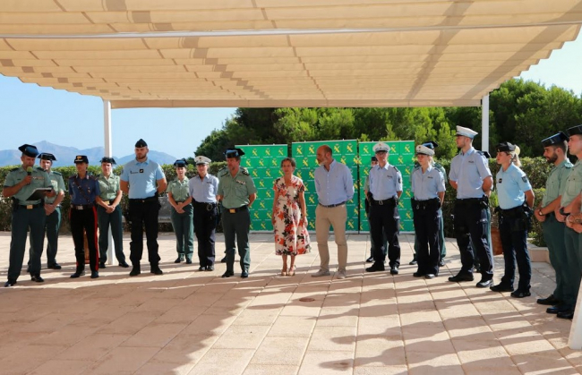 La Guardia Civil presenta las
Patrullas mixtas internacionales en Mallorca