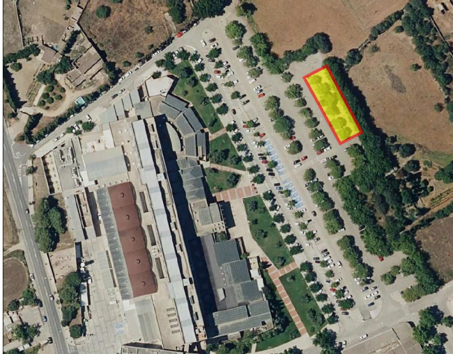 Se inician las obras de instalación de placas solares en el aparcamiento del Hospital de Manacor