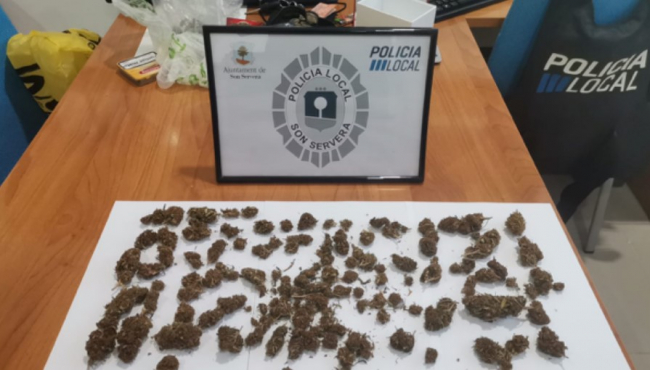 La Policía Local de Son Servera detiene a dos hombres por un delito contra la salud pública y tráfico de drogas