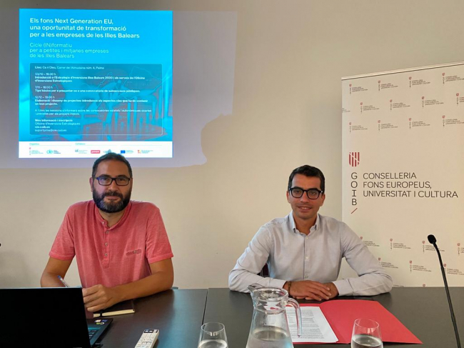 El Govern organiza sesiones informativas para pymes de las Illes Balears sobre fondos europeos