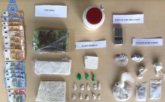 La Policía Nacional detiene a un hombre con un kilo de cocaína en el puerto de Palma 