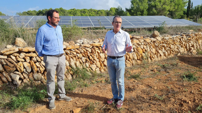 Ibiza multiplica por seis la potencia renovable instalada con la puesta en marcha de dos parques fotovoltaicos