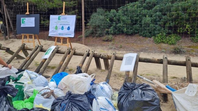 La campaña Let’s Clean Up Europe facilita la retirada de 355 kilos de residuos en s’Albufera y s’Albufereta
