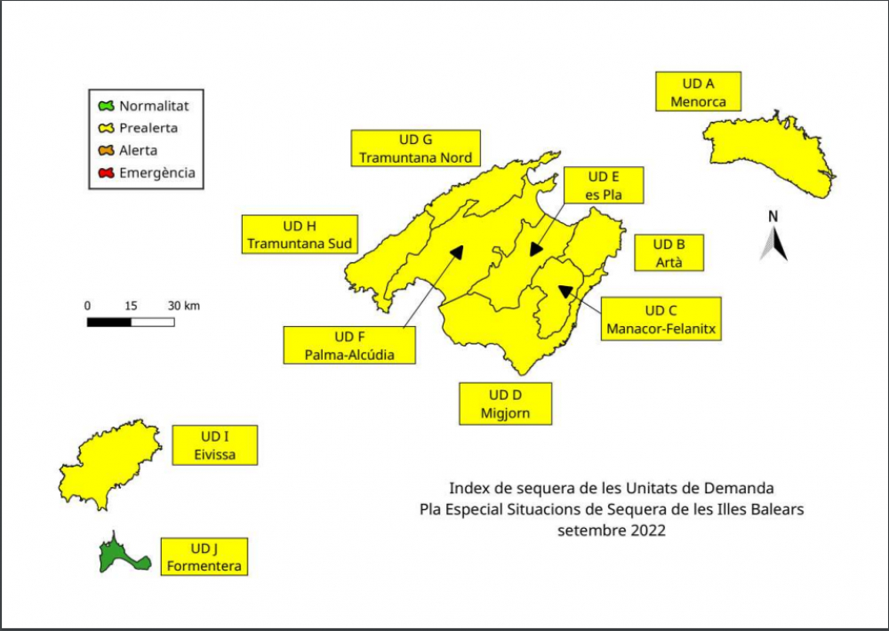 Las reservas hídricas de las Illes Balears se mantienen al 46 %