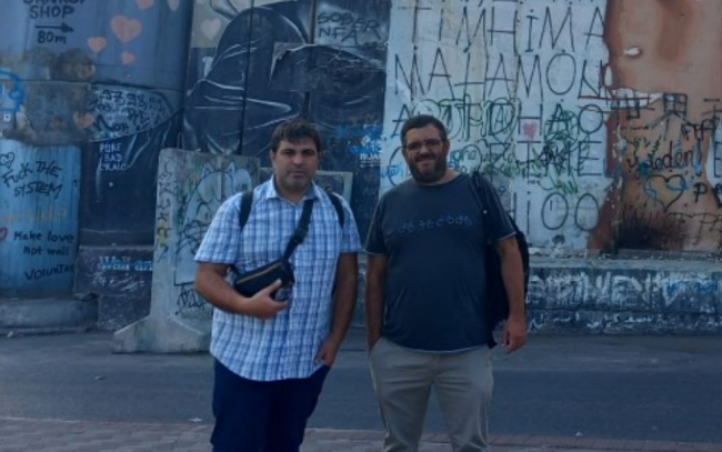 Vicenç Vidal y Josep Ferrà participan de una delegación política en Palestina
