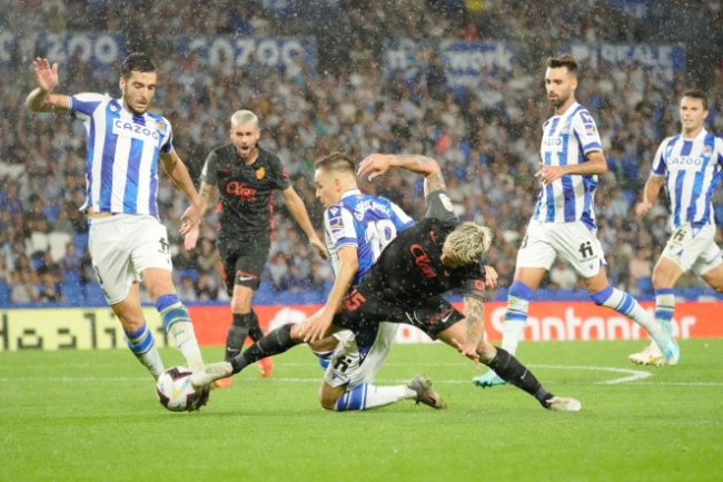 El RCD Mallorca pierde por la mínima ante la Real Sociedad