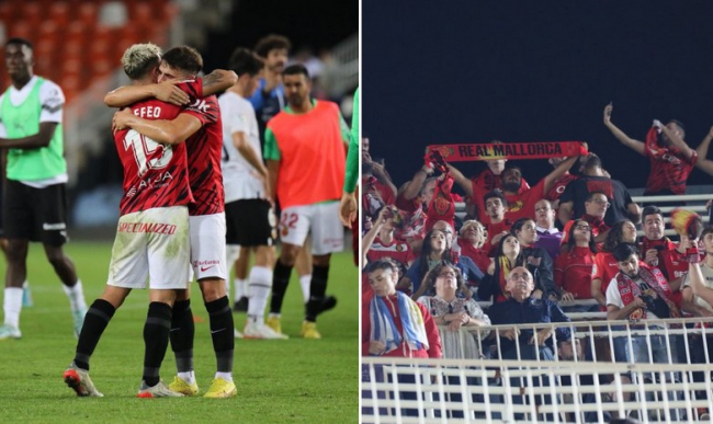 El RCD Mallorca remonta y gana al Valencia CF (1-2)