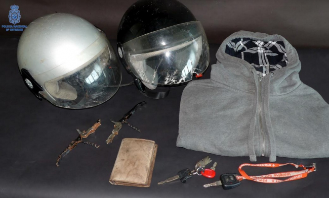 La Policía Nacional detiene a un hombre y una mujer como coautores de hasta 11 delitos diferentes