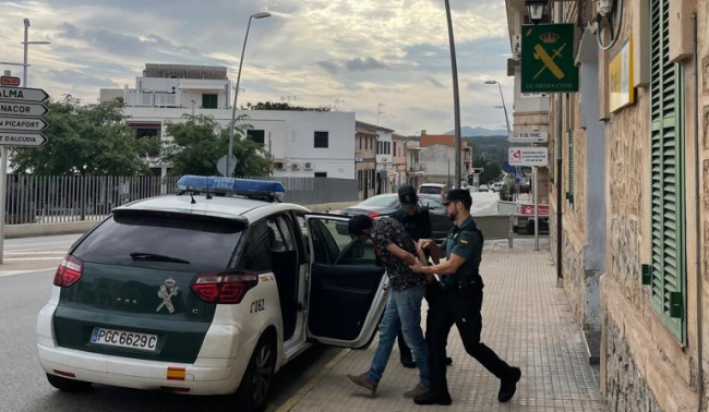 La Guardia Civil ha detenido de nuevo a un delincuente muy activo en Artà