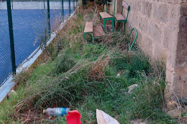 El PP de Consell denuncia la dejadez del Ayuntamiento con el mantenimiento de los recintos deportivos y pide una intervención urgente