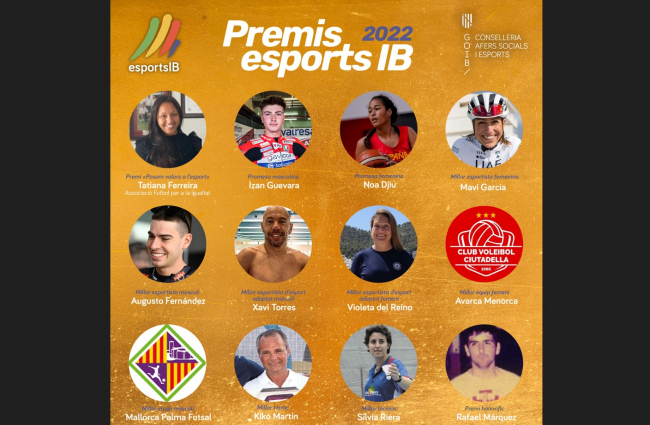 Elegidos los 12 Premis Esports IB 2022 