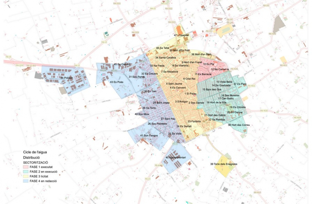 Manacor tendra agua potable en todos los grifos de la ciudad en 2024