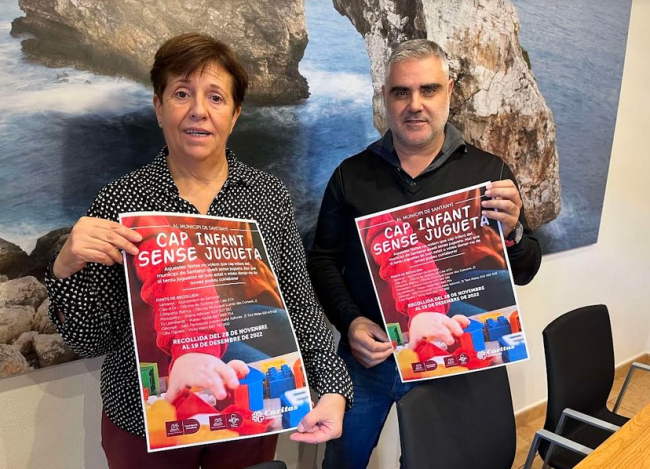 Santanyí lanza un año más su
campaña de recogida de juguetes